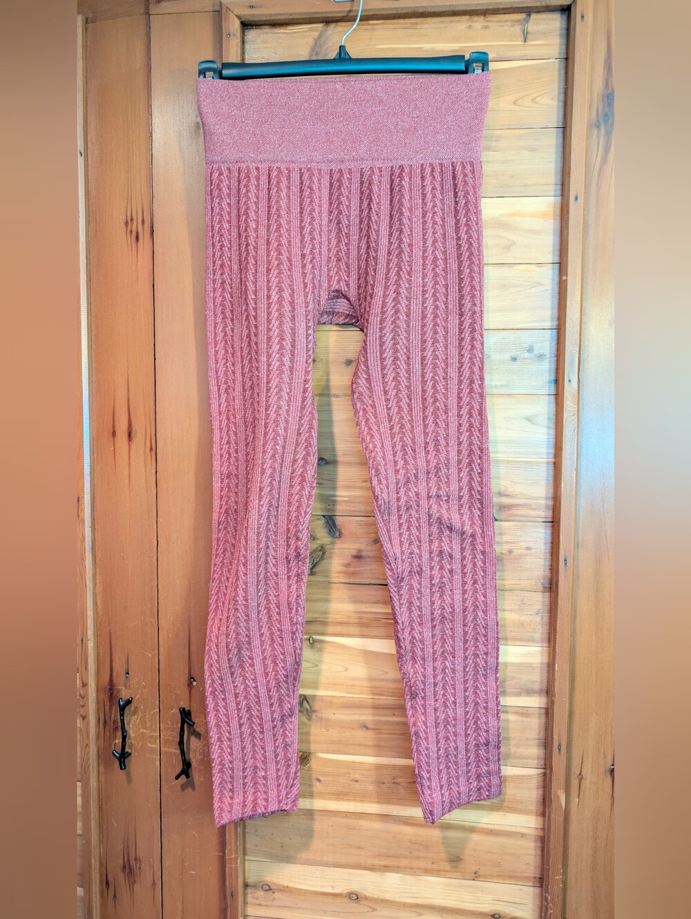French Laundry Sweater Style Leggings in Dusty Rose